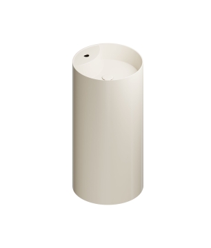 Umywalka KALMI Beige Glow 87x44 – beż z połyskiem i ponadczasowym stylem