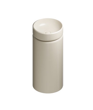 Umywalka RONA Beige Glow 85x40 – subtelna elegancja w beżu