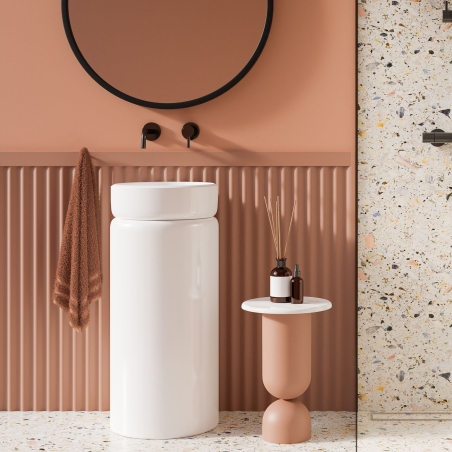 RONA White Matt – stylowa umywalka w nowoczesnej bieli
