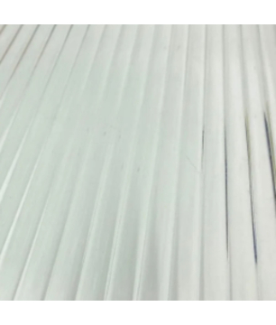 Ścianka prysznicowa WELLE WALK IN FIX CLEAR przezroczysta prostokątna ryflowana 8 mm | różne rozmiary