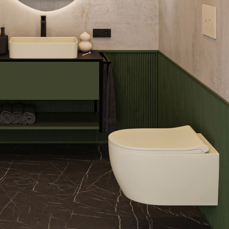 Miska WC wisząca LERA sand beige
