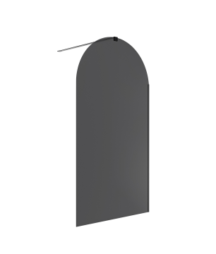 Ścianka MOLIS Graphite Oval – grafitowy styl w eleganckim zaokrągleniu