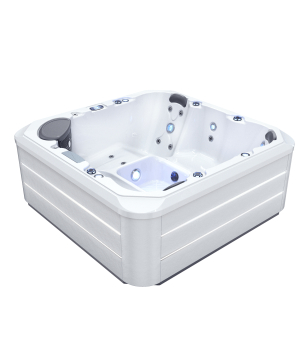 JACUZZI OGRODOWE PREMIUM WANNA  SPA 5-OSOBOWA WHITE OBUDOWA WHITE 195x195 CM