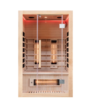 Sauna wewnętrzna niskotemperaturowa infrared na podczerwień 2 - 3 osobowa 120 x 105 CM