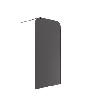 Ścianka prysznicowa MOLIS Graphite Square – nowoczesna geometria i styl