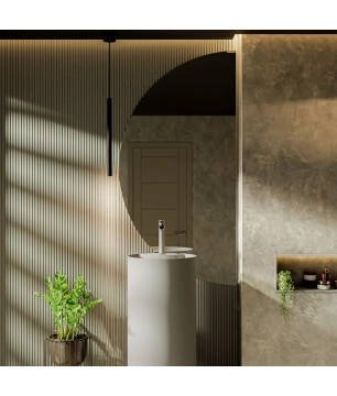 Lustro półokrągłe wiszące...