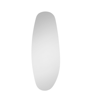 Lustro DELIS – bezramowe, organiczny kształt 55×150 cm – różne kolory szkła