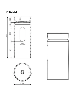 Umywalka z konglomeratu...
