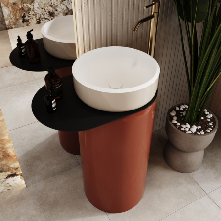 Umywalka RONA Duo Color 87x38 – nowoczesna gra kolorów