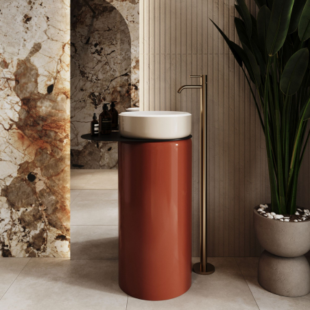 Umywalka RONA Duo Color 87x38 – nowoczesna gra kolorów
