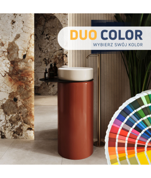 Umywalka RONA Duo Color 87x38 – nowoczesna gra kolorów