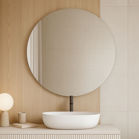 Lustro MOON Massi – elegancka prostota w okrągłej formie
