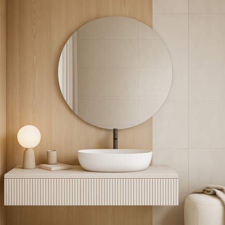 Lustro MOON Massi – elegancka prostota w okrągłej formie