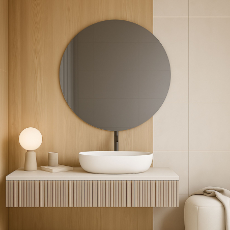 Lustro MOON Massi – elegancka prostota w okrągłej formie