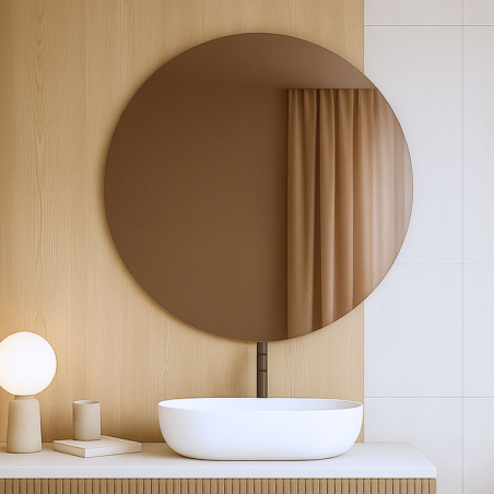 Lustro MOON Massi – elegancka prostota w okrągłej formie