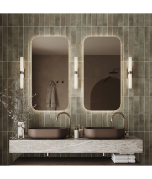 Lustro ROUND LED – bezramowe, 11 rozmiarów, 3 kolory