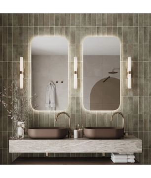 Lustro prostokątne bez ramy...