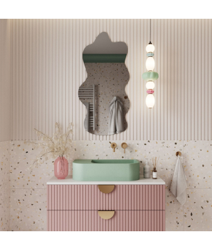 Lustro Cloud – designerskie lustro, 3 kolory