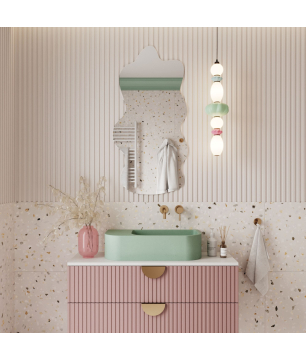 Lustro Cloud – designerskie lustro, 3 kolory