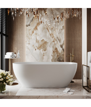 Wanna RONA White 160x75 – elegancja, którą pokochasz