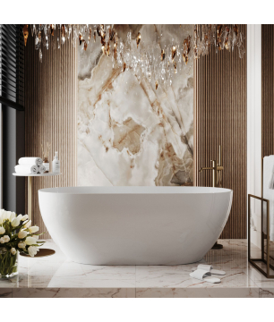 Wanna RONA White 160x75 – elegancja, którą pokochasz