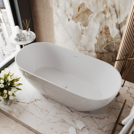 Wanna RONA Beige 160x75 – styl i ciepły odcień do Twojej łazienki