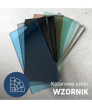 Wzornik / Próbnik / Próbki szła do ścianki prysznicowej Molis | Różne kolory