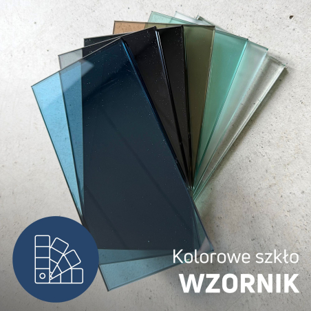 Wzornik / Próbnik / Próbki szła do ścianki prysznicowej Molis | Różne kolory