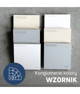 copy of Wzornik / Próbnik / Próbki Konglomeratu do umywalek Cream glow - 1 kolor |Beżowy błyszczący