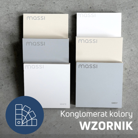 Wzornik / Próbnik / Próbki Konglomeratu | Różne kolory