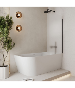 Parawan nawannowy MOLIS MOON SATIN – matowe szkło, nowoczesny design