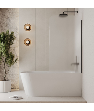 Parawan nawannowy MOLIS MOON SATIN – matowe szkło, nowoczesny design