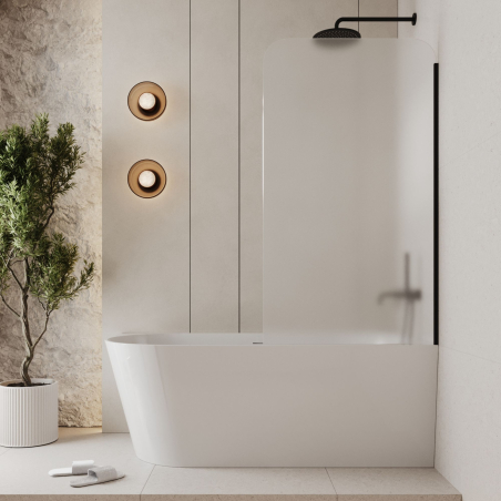 Parawan nawannowy MOLIS MOON SATIN – matowe szkło, nowoczesny design