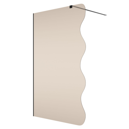 Ścianka prysznicowa WAVE Brown – design i elegancja | MASS