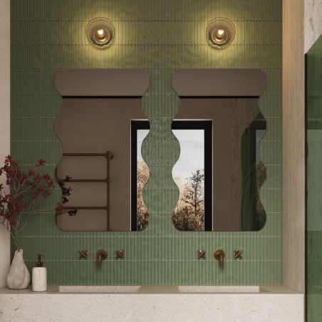 Lustro WAVE Duo – designerska forma inspirowana płynną linią