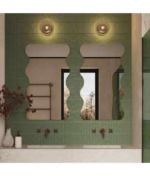 Lustro WAVE Duo – designerska forma inspirowana płynną linią