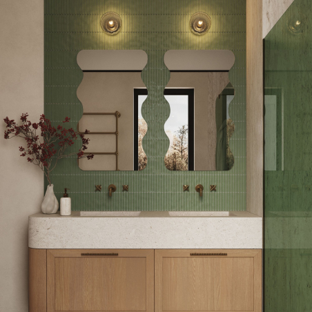 Lustro WAVE Duo – designerska forma inspirowana płynną linią