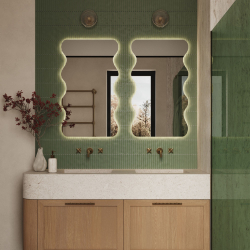 Lustro WAVE – falowany design, 3 kolory, polska jakość