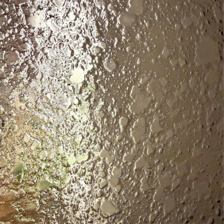 Ścianka prysznicowa WALK IN FIX artystyczna półokrągła brązowa 8 mm Arte Frozen Moon Brown MASSI | Różne rozmiary