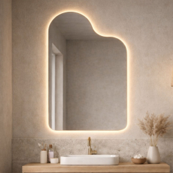 Lustro BLOOM Oval LED – miękka linia i designerska elegancja