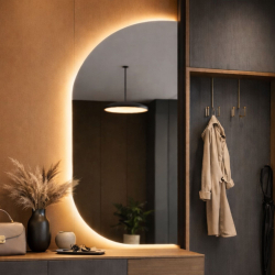 Lustro dekoracyjne z podświetleniem ARCH Aura LED | Różne rozmiary | Różne kolory