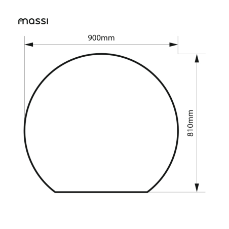 Lustro MOON Orbit LED – designerska forma i efektowne podświetlenie