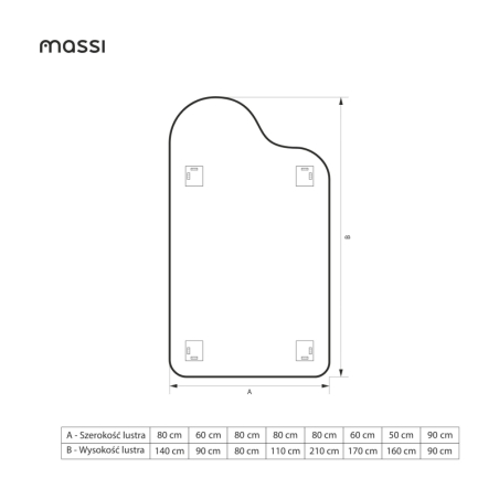 Lustro BLOOM Oval – dekoracyjna forma inspirowana naturą