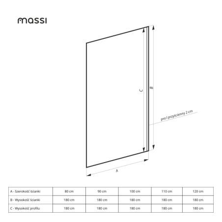 Parawan MOLIS Oval Clear – maksymalna lekkość i czysty styl