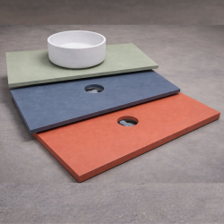 copy of Countertop oval concrete washbasin without faucet hole 60 x 36 cm FORMO |different colors