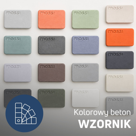 Wzornik / Próbnik / Próbki betonowe do umywalek | Różne kolory