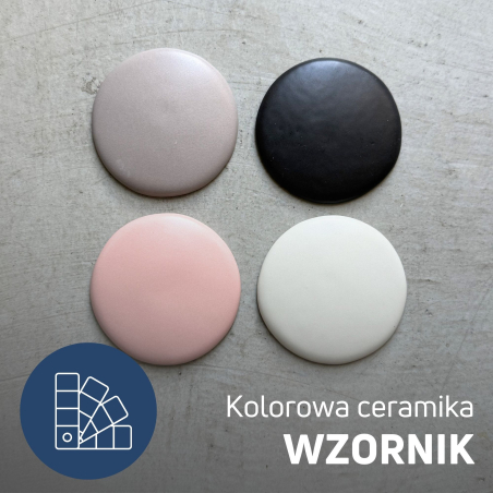 copy of Wzornik / Próbnik / Próbki Konglomeratu do umywalek Grey matt - 1 kolor | Szary matowy