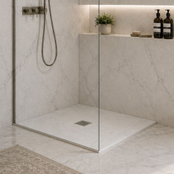 Brodzik kwadratowy 90 x 90 DIAMO White