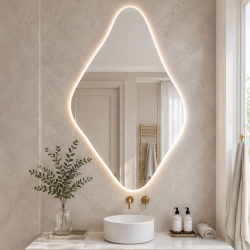 Lustro FLOW Karo LED – organiczny kształt | MASSI