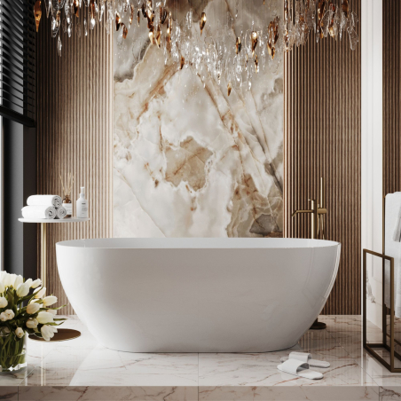 Wanna RONA White 160x75 – elegancja, którą pokochasz